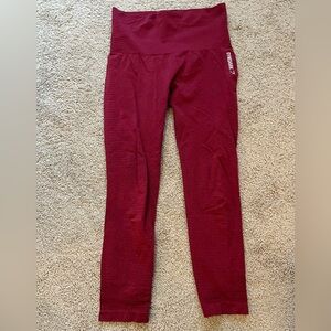 Gymshark Burgundy Leggings